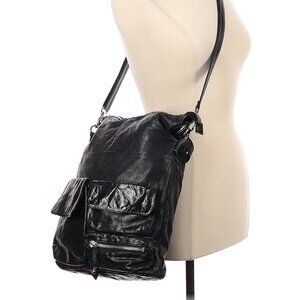 Hobo International Black Leather Shoulder Strap Crossbody Bag